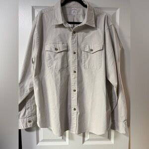 Brooks Brothers Corduroy Button-Up Shirt/ Jacket Size XL